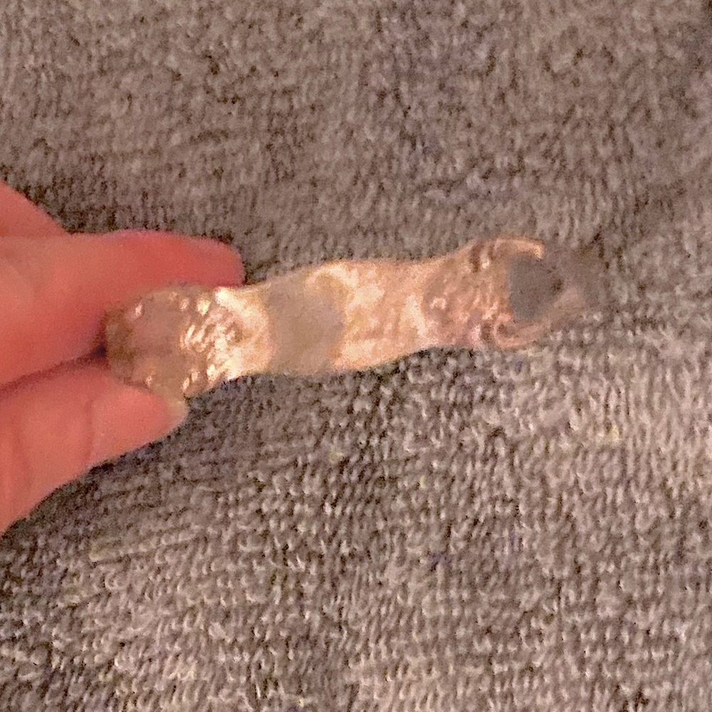 One of a kind Specialty cuff bracelet made out of a utensil
